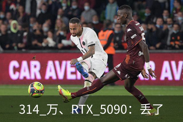 314 万、RTX 5090：丢了