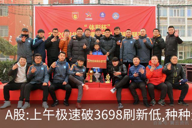 A股:上午极速破3698刷新低,种种迹象表明,A股C浪行情或已被激活?